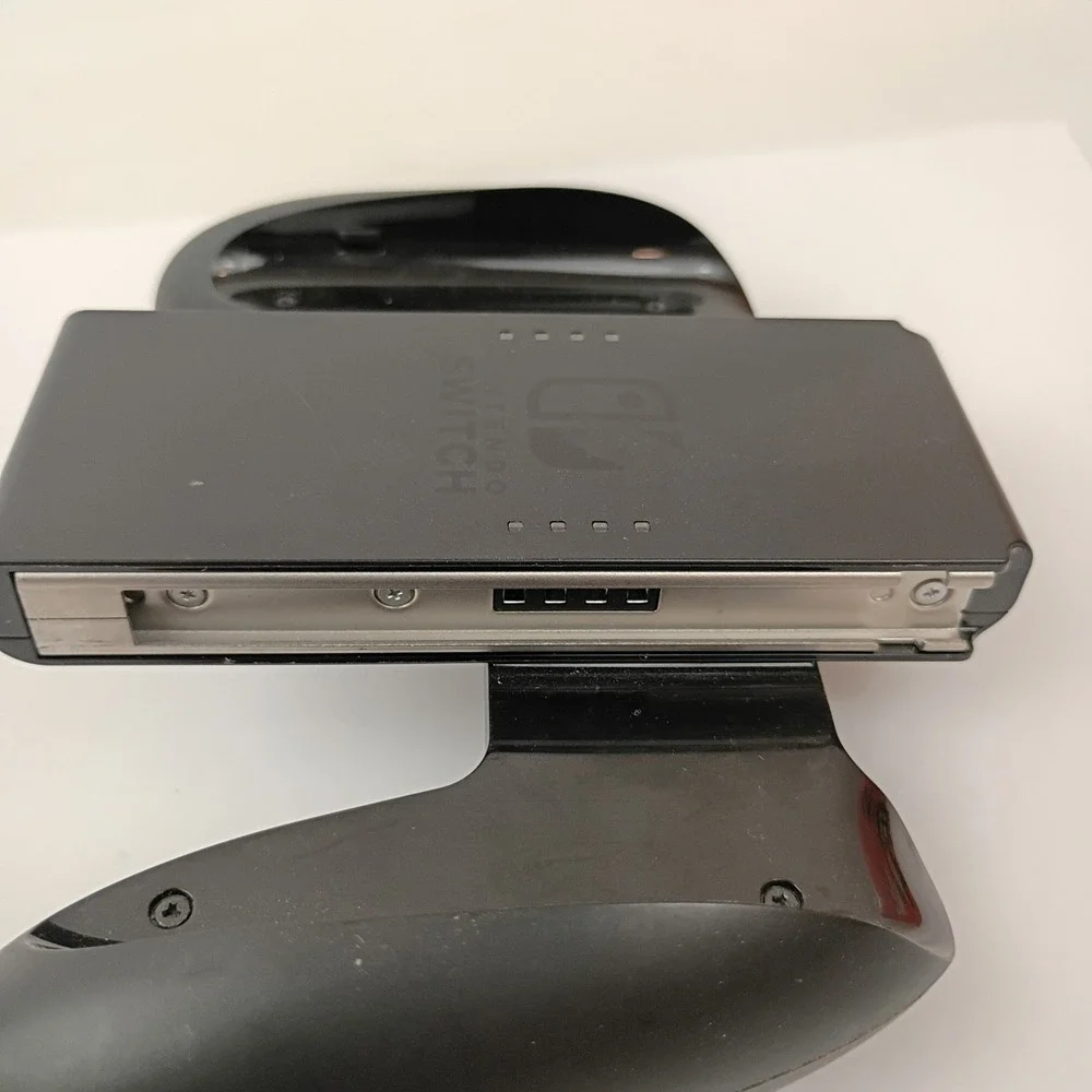 Genuine Nintendo Switch Joy-Con Comfort Grip, Black OEM, Used